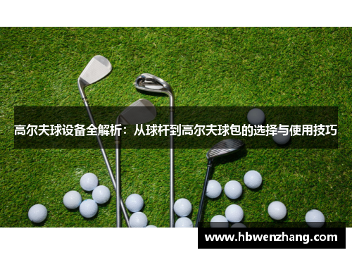 高尔夫球设备全解析：从球杆到高尔夫球包的选择与使用技巧